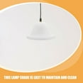thumbnail image 4 of Torchiere Lamp Shade Replacement Hat Shape White PP for Living Room 1Pcs, 4 of 7