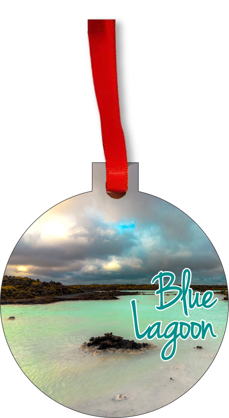 Iceland Ornament - Iceland Christmas Ornament Blue Lagoon Ornament
