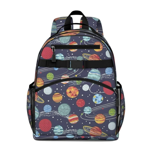 Alien Toddler Backpack Spacious Adjustable Shoulder Straps Chest Buckle Durable Backpack For Student