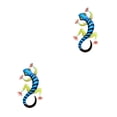 thumbnail image 3 of Billuyoard Tapices decorativos para puertas Adornos únicos decoración navideña Exterior azul 2Conjunto, 3 of 6