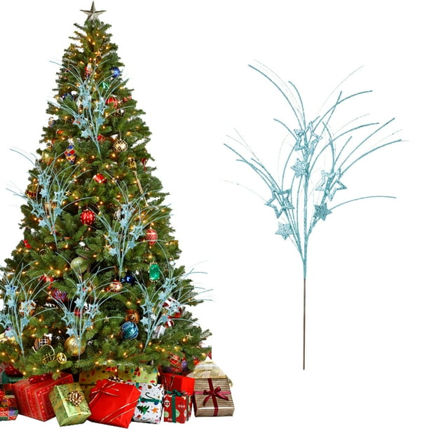 Bolas de Navidad de 81 Cm con Polvo Dorado y Lentejuelas para Decorar Fiestas Navideñas.