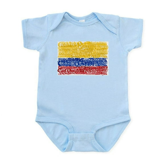 CafePress - Textual Colombia Infant Bodysuit - Baby Light Bodysuit, Size Newborn - 24 Months