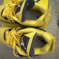 thumbnail image 2 of Ni - ke Air Jordan 4 Retro 'Lightning' Yellow Sneakers, 2 of 5