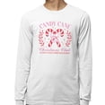 thumbnail image 2 of Candy Cane Christmas Club Long Sleeve Shirt Unisex Large White, 2 of 5