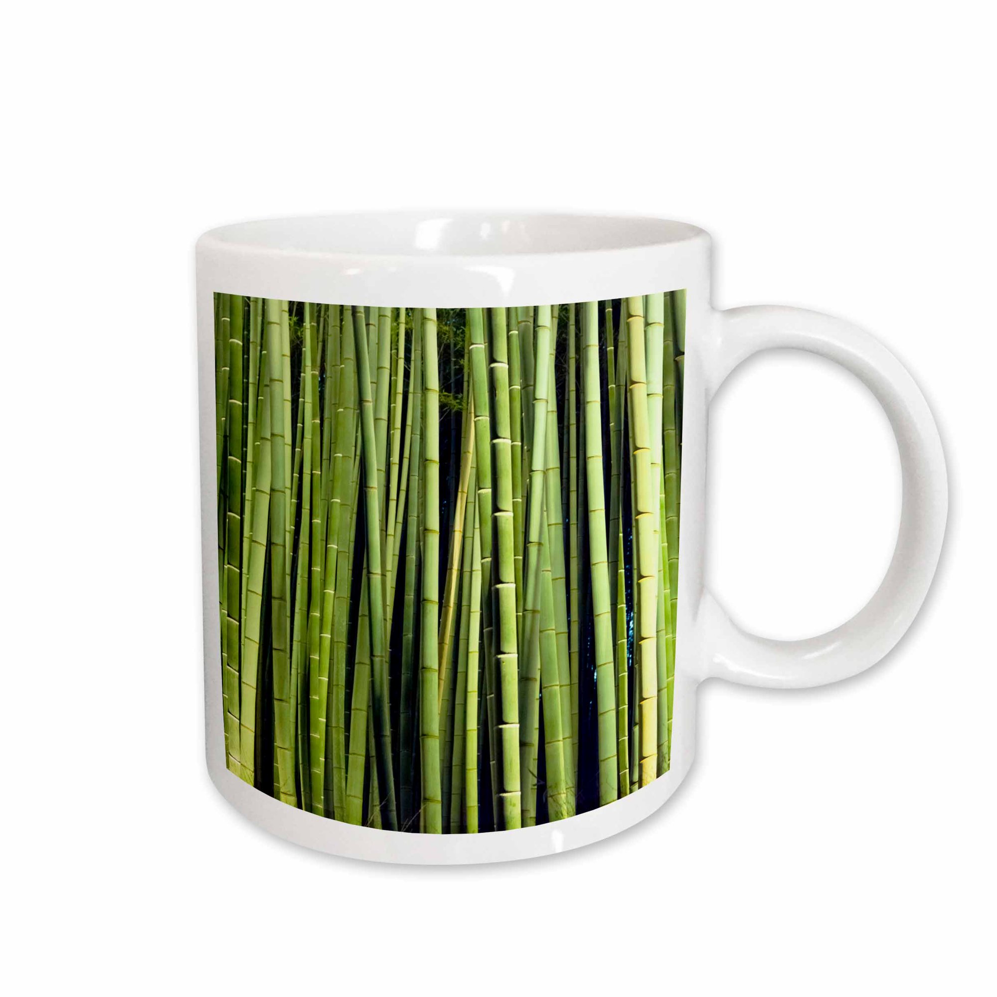 3drose, Bamboo Forest Behind Tenryuji Temple in Arashiyama, Kyoto, Japan, 11oz Mug