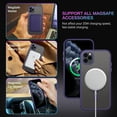 thumbnail image 4 of Design for iPhone 11 Pro Max Magnetic Case with Invisible Stand [Compatible with Magsafe], Full Body Protective Cover Slim Shockproof Phone Case for Apple iPhone 11 Pro Max 6.5", Purple, 4 of 16