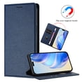 thumbnail image 5 of Compatible with iPhone 14 Wallet Case with RFID Blocking Credit Card Holder, PU Leather Folio Flip Kickstand Protective Shockproof Cover Women Men for iPhone 14 Phone Case - Darkblue, 5 of 11