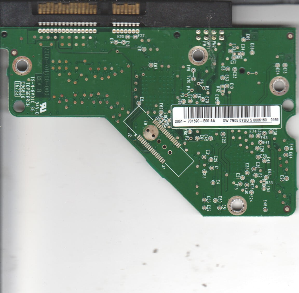 PCB Western Digital 100351 – Disque Dur Interne Bureau, 2060-701590-000