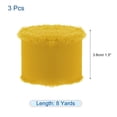 thumbnail image 2 of Chiffon Ribbon 1.5" x 8 Yard, Ribbon Yellow Chiffon Silk Ribbon for Wedding, Flower Arrangement Decor, 3pcs, 2 of 6