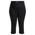 thumbnail image 5 of Terra & Sky Women's Plus Pull On Jegging Capri Pants with Control Panel, Sizes 0X-5X, 5 of 5