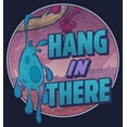 thumbnail image 2 of Junior's Strange World Splat Hang in There Cowl Neck Sweatshirt Navy Blue 4X Large, 2 of 4