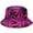 Style 1 - Hot Pink, variant on Marijuanas Leaf Pattern Designed Men Women Unisex Packable Foldable Summer Travel Beach Outdoor Fishing Bucket Hat Green