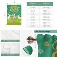 thumbnail image 6 of Happy Easter Balloon Curtains for Living Room/French Door, Rabbits Eggs Spring Daisy Floral Grass Green Tie Up Curtains 63 Inch Length Energy Saving Kitchen Curtains Shades for Windows 42"x63", 6 of 8