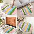 thumbnail image 6 of Easter Bathroom Rug Soft and Absorbent Spring Bathroom Decor Rug Cute Easter Eggs Rugs Non Slip Washable Bath Decor Mat Easter Rug Spring Bathroom Rug Easter Mat for Bath Bedroom Living Room 24"x16", 6 of 6