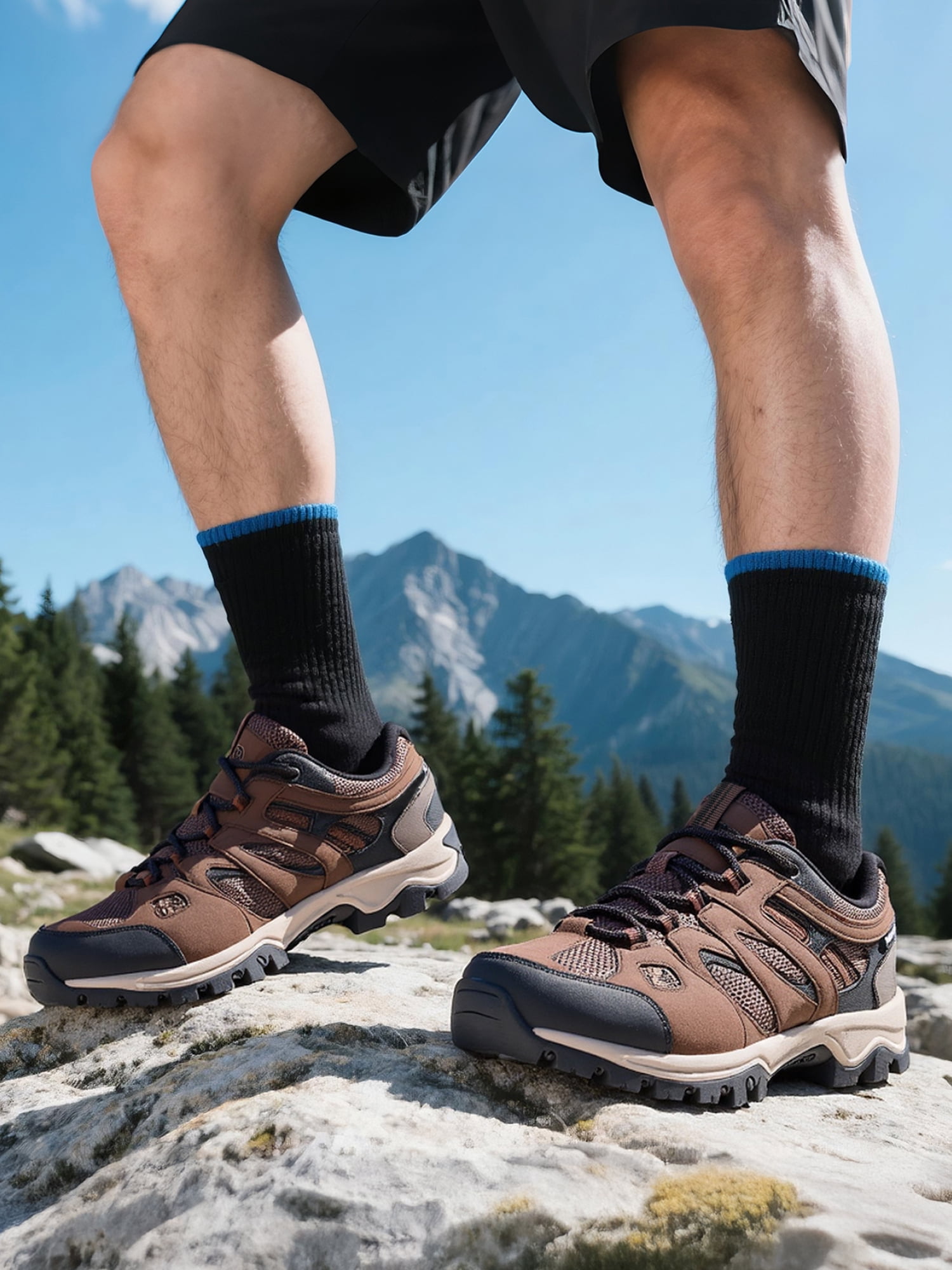 CAMEL Men's Hiking Shoes Lightweight Comfort Sneakers Male Breathable Athletic Shoes Outdoor Running Walking