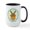 White/Black Inside, variant on CafePress - Peter Cottontail Boy Easter Large Mug - 15 oz Ceramic Large White Novelty Mug
