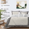 thumbnail image 3 of 3 Piece Black Cream Greek Key Duvet Cover Set Full Size,Microfiber Comforter/Quilt Cover with Corner Ties and 2 Pillowcases,Geometric Greece Ancient Rustic All Season Soft Bedding with Zipper Closure, 3 of 8