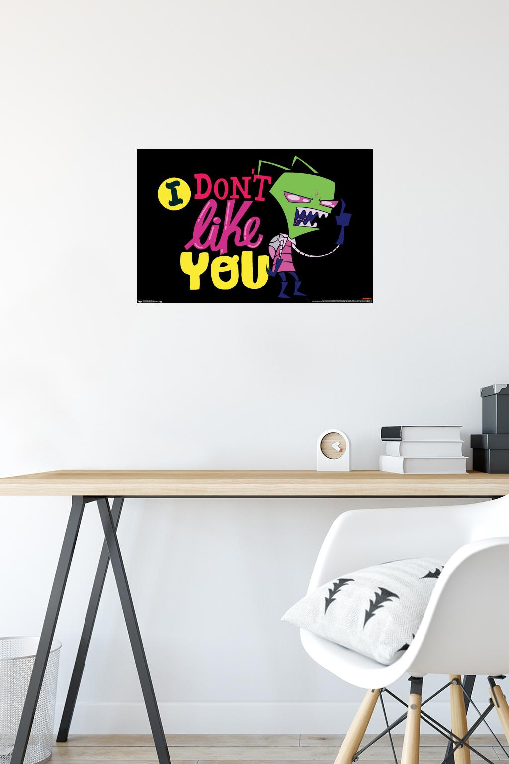 Invader Zim - I Don't Like You Wall Poster, 14.725" x 22.375"