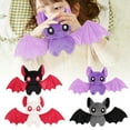 thumbnail image 4 of 9.8" Cute Bat Stuffed Animal Plush Toy,Soft & Adorable Bat Plushie Gift,Mini Batti Present for All Ages(Black), 4 of 5