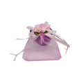 thumbnail image 2 of 50 bolsas de regalo transparentes para boda, 3,8 x 4,8 pulgadas, bolsas de regalo, bolsas de muestra con cordón rosa (rosa), 2 of 5
