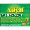 Advil Allergy Sinus Pain Reliever/Fever Reducer, Decongestant & Antihistamine Coated Caplets 20 Ct Box