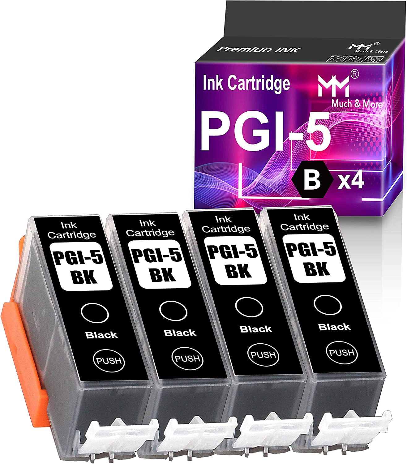 Ink Cartridge Replacement for Canon PGI-5 PGI5 CLI-8 CLI8 to use for Pixma MP500 - Walmart.com
