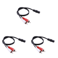 thumbnail image 1 of Cable Audio Estéreo 3 5 Mm A Conector 2 RCA para Altavoz Activo DVD TV, 1 of 4
