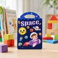 thumbnail image 4 of Sticker Book Travel Toys Toddler Books Stickers for Toddlers 2-4 Years Busy Book for Toddlers 1-3 Stickers for Kids Reusable Jelly Play Set,C, 4 of 7