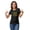 Black(Gold Glitter), variant on Personalized Womens Tshirt Top Future Mrs WeddingAnnouncement Shirt-W3