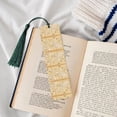 thumbnail image 4 of Kdxio World Map Print Metal Tassel Bookmarks,Perfect Gift for Art Lovers and Bookworms Metal Bookmarks for Women, 4 of 8