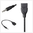 thumbnail image 2 of Mialoley 3.5 mm Male AUX Audio Plug Jack To USB 2.0 Female Converter Cable Adapter, 2 of 6