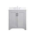 thumbnail image 3 of 30 inch Single Bathroom Vanity in Grey with Backsplash, 3 of 8