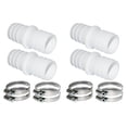 thumbnail image 1 of Hose Connector with 38mm Hose Clamps – Pool Hose Adapter, 1 of 10