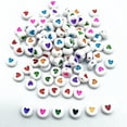 thumbnail image 4 of 100pcs 7mm 26 Letter Beads Alphabet Letter Charms Shape Beads for Jewelry Making Diy Handmade Bracelet Accessories, 4 of 5