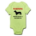 thumbnail image 1 of CafePress - Protected By A Dachshund Body Suit - Baby Light Bodysuit, 1 of 1