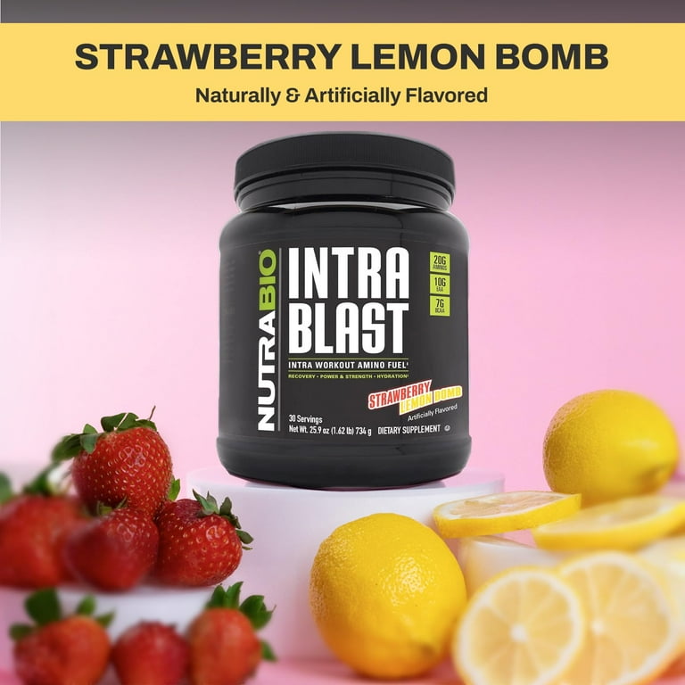 NutraBio Intra Blast BCAA EAA Electrolyte and Hydration