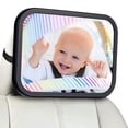 thumbnail image 4 of XYAIYT Grand Miroir de Siège d'Auto pour Bébé Incassable pour Nourrissons Orientés vers l'Arrière Installation Facile Support d'Appuie-tête Combinaison Universelle Grand Angle Réglable Rotation à 360 Degrés avec Sangles Sécurisées USA, 4 of 8