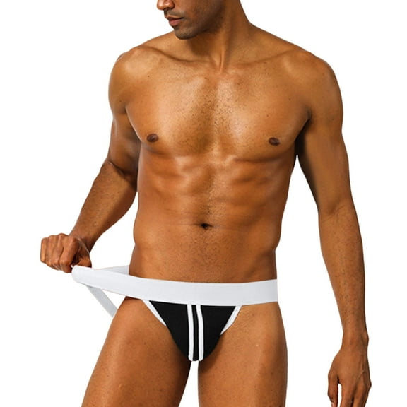 Delliss Men's Solid Color Comfy Basic Stretch Underpant