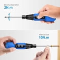 thumbnail image 4 of Precision screwdriver set, USB rechargeable cordless screwdriver with LED light, 9 screwdriver bits, automatic and manual modes, portable repair tools, 4 of 5