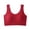 Red, variant on Einccm Women's Bra Seamless Comfortable Fixed Cup Tube Top Bralette Wide Shoulder Beautiful Back Support Charming Everyday Wear Hand Wash Four Season Polyester Underwear Free Size