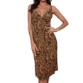 thumbnail image 2 of Qiopertar Jupe Imprimée Épice Col en V pour Femmes Robe Slim en Solde Livraison Gratuite à Moins de 5$ jusqu'à 90 % de Réduction, 2 of 8