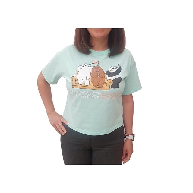Playera We Bare Bears Talla 16x Aqua