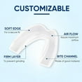 thumbnail image 2 of Mouth Guard for Grinding Teeth at Night, Professional Night Guards for Teeth Grinding with Hygiene Case(4Piece Set/2Sizes), 2 of 12