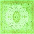 thumbnail image 1 of Ahgly Company Indoor Square Medallion Green Traditional Area Rugs, 4' Square, 1 of 1