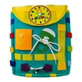 thumbnail image 1 of EGNMCR Closet Organizers and Storage, Organization and Storage, Storage Bins, Storage Containers Early Childhood Education Bag Educational Activity Learning Board Toy Busy Board Backpack a Backpack, 1 of 5