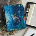 thumbnail image 4 of FOR U DESIGNS Ocean Turtle Leather Bible Cover Soft Bible Bags for Women Tote Size Medium Waterproof Bible Book Cover Carrying Case Portable Bible Bag Bible Covers for Men with Handle, 4 of 7