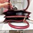 thumbnail image 6 of MICHAEL KORS 35S1GM9M2L Mercer Medium Pebbled Leather Crossbody Bag In Mulberry, 6 of 7