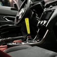 thumbnail image 4 of Yellow JDM Spiral Crystal VIP Style Manual Bubble Shifter Shift Knob Head - 20CM, 4 of 5