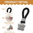 thumbnail image 3 of Uxcell 6 Pcs Clips para Toallas de Té con Lazo de Algodón para Colgar, Ganchos de Toalla de Metal de 4 Pulgadas, Perchas de Tela Multipropósito para Hogar Cocina Baño, Negro (Mariposa), 3 of 7
