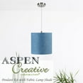 thumbnail image 4 of Aspen Creative 72152-21 Two-Light Plug-In Swag Pendant Kit with Empire Lamp Shade, Grey & Black, 4 of 4